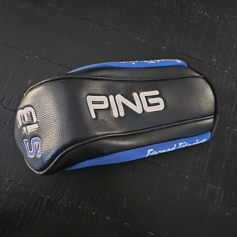 Ping Si3 Forged Titanium Black and Blue Driver Head Cover